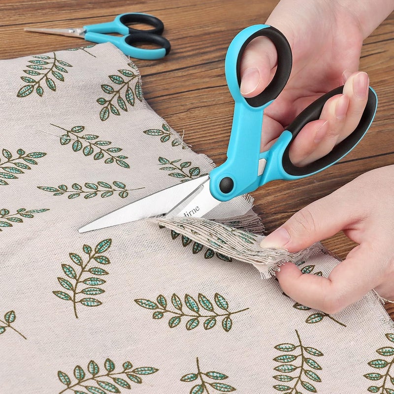 Asdirne Premium sewing Scissors Bundle, Perfect Sewing Partners, Sharp and Durable, Comfortable Handle, Contains 9”Fabric scissors, 5”Detail Shear, 3.9”Embroidery Scissors, 4.8”Thread Snips - Image 2